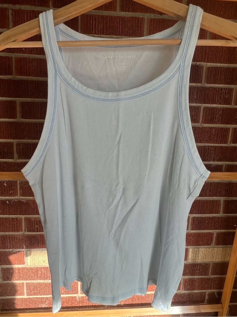 AE light blue tank